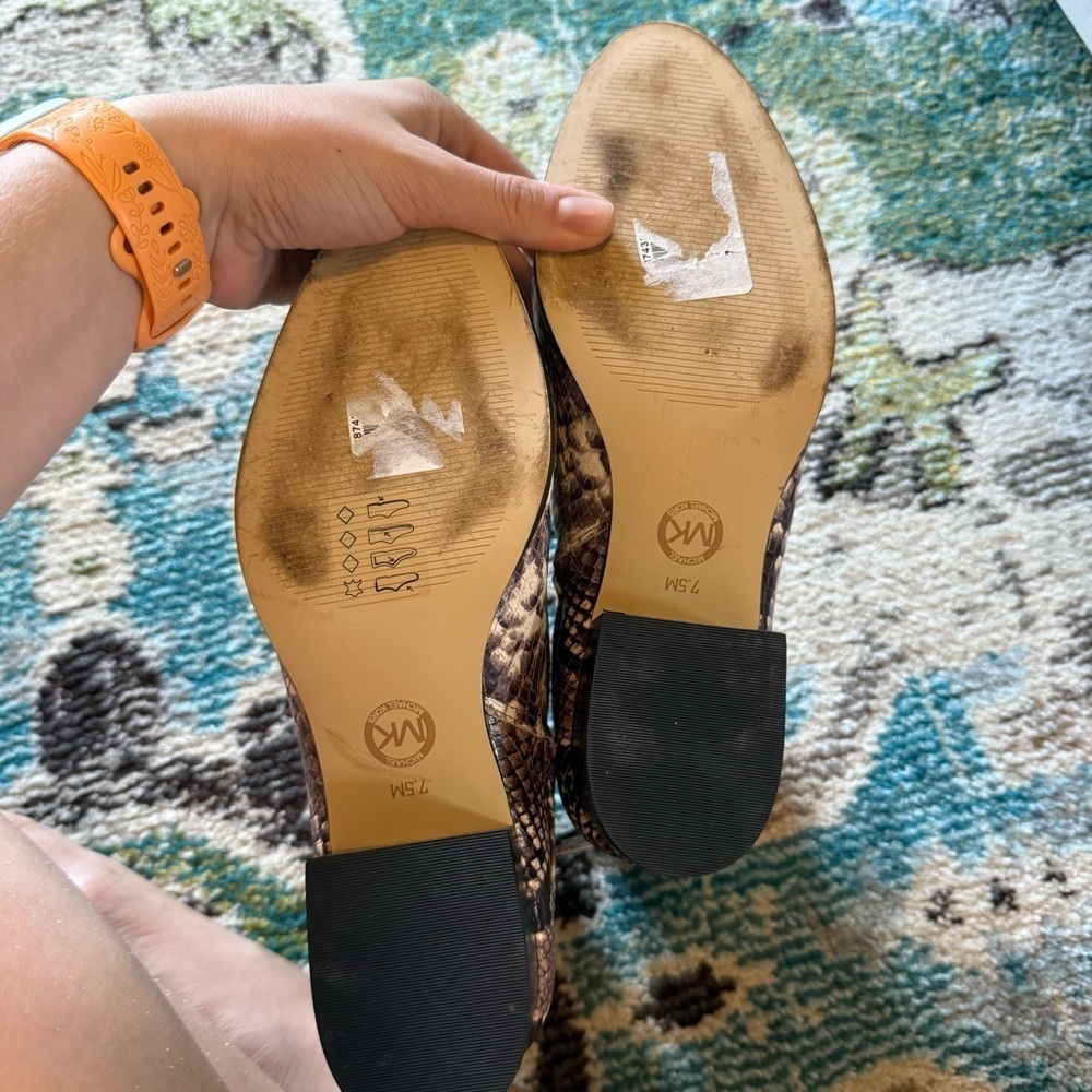 Michael Kors leather Snakeskin Ankle Boots - Picture 4 of 8